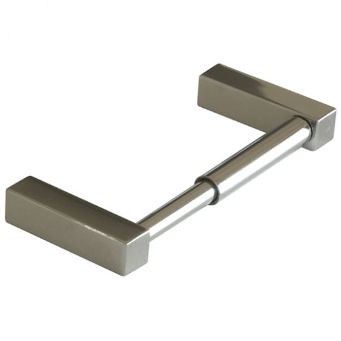 160mm W  Surface Mounted Toilet Roll Holder - 160mm W x 19mm H x 75mm D - Bright
