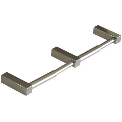 320mm W  Surface Mounted Toilet Roll Holder - 320mm W x 19mm H x 75mm D - Bright