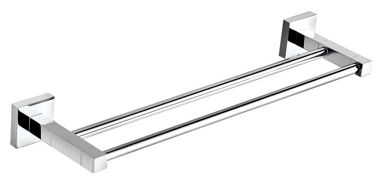 Sara Double Towel Rail 750mm - Chrome