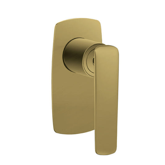 Brushed Yellow Gold Wall Mixer Brass