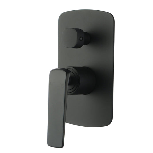 Esperia Matte Black Wall Mixer with   Diverter