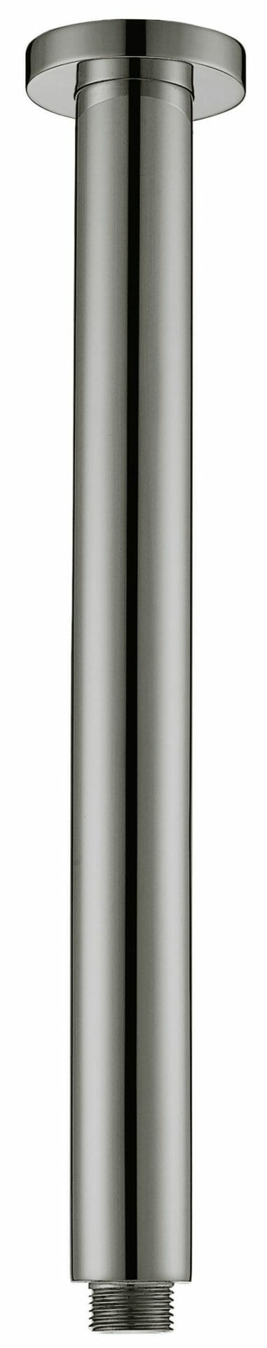 Round Vertical Shower Arm - Brushed Nickel