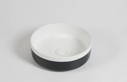 375*375*135mm Color Plus Textured Exterior Finish with Matte Black Edges & Matte Dark Grey Interior Finish Above Counter Basin