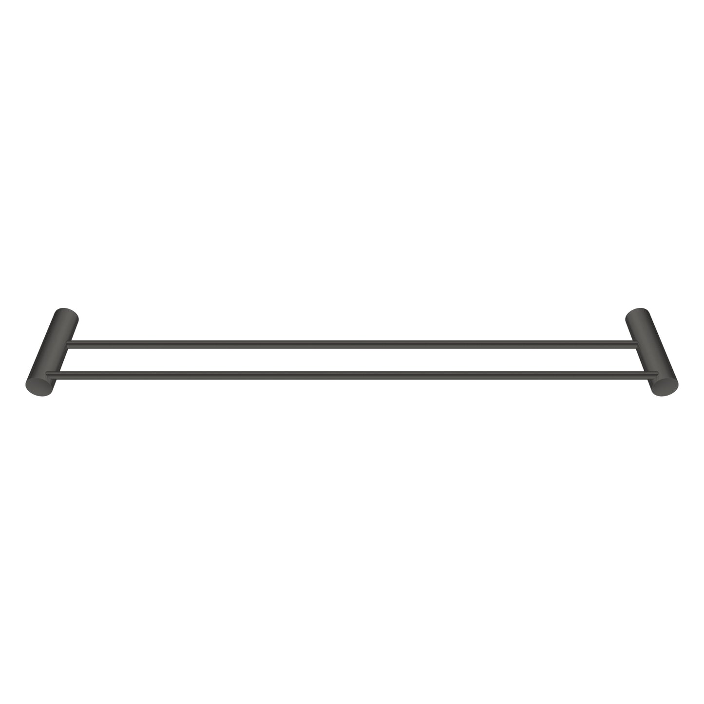 Gun Metal Grey Double Towel Rail 600mm