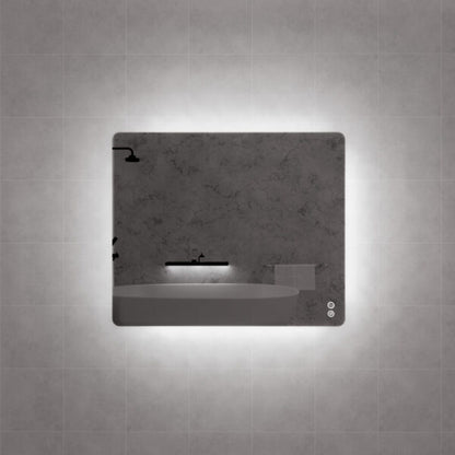 Rectangle LED mirrior frameless 900x750