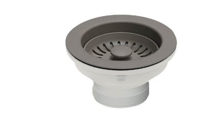 90 x 50mm Concrete Look Basket Waste with Long Screw