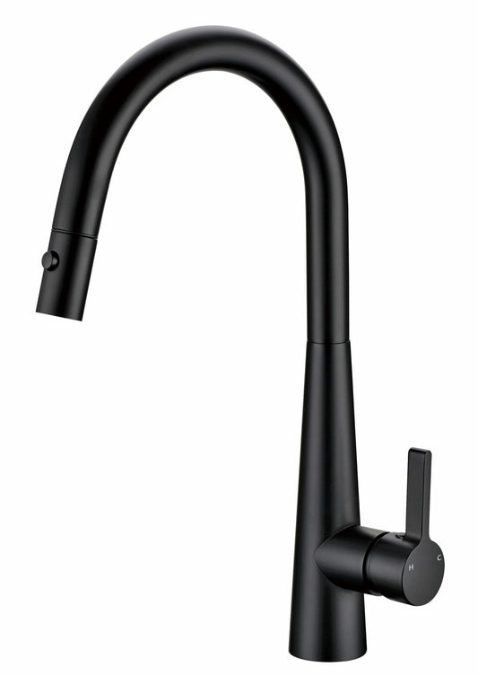 Otus Pull Out Sink Mixer - Matt Black
