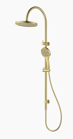 Linie Round Multi-Function Shower Set Brushed Gold 250mm