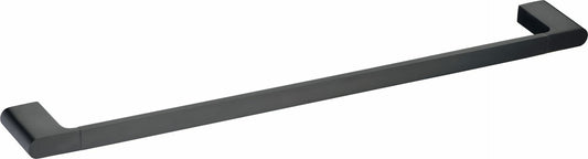 Eden Single Towel Rail 800 mm - Matt Black