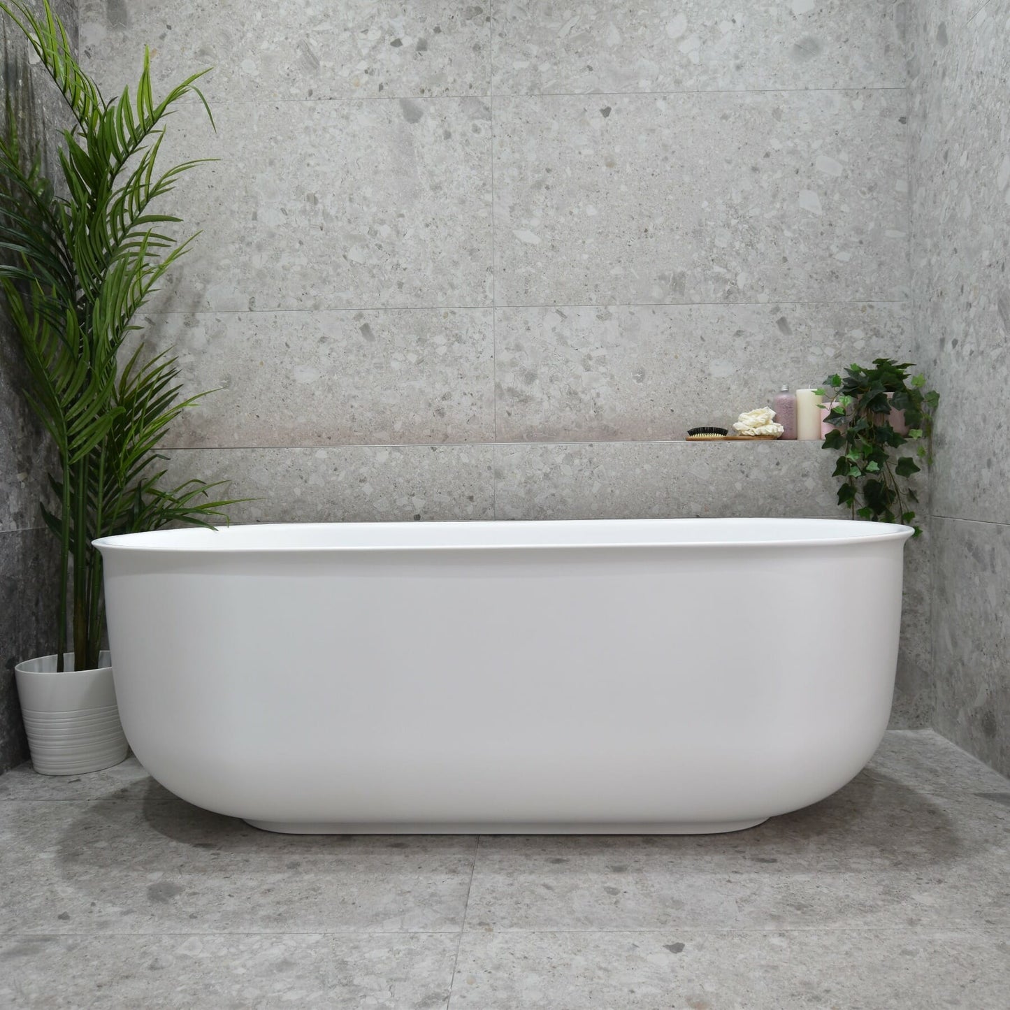 Mayfair Classic Freestanding - Matt White   - No Overflow - 1700mm
