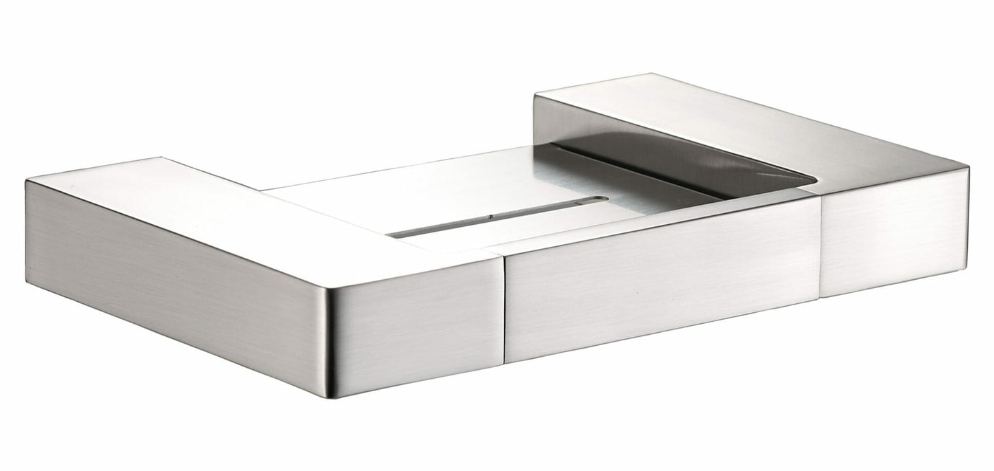 Ceram Soap Holder - Brushed Nickel