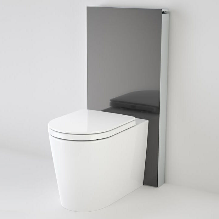 Puro Toilet Rimless Extra Height Wall Faced Floor Pan - Chocolate Haze - 687921CH/KDK107N