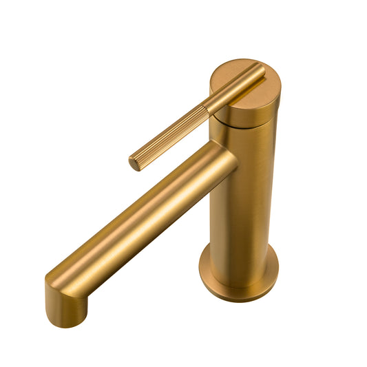 CADDENCE Brushed Brass Basin Mixer