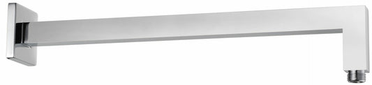 Square Horizontal Wall Shower Arm - Chrome