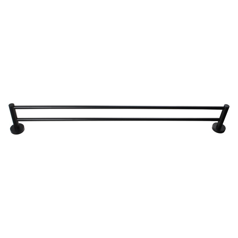 LUCID PIN Series Black Double Towel Rail Rail 790mm