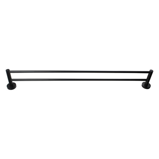 LUCID PIN Series Black Double Towel Rail Rail 790mm