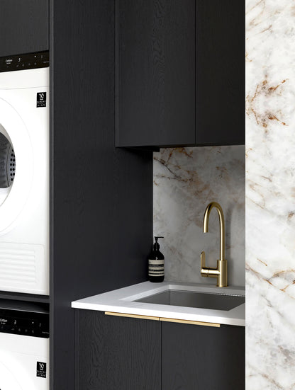 Laundry Kit 1305B Byron/Bondi Black Oak with Pure White Top