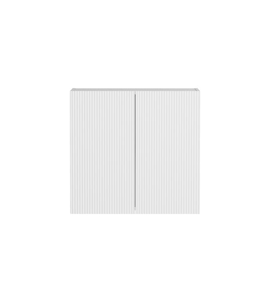 Bondi Laundry 630 Fluted White Wall Cabinet