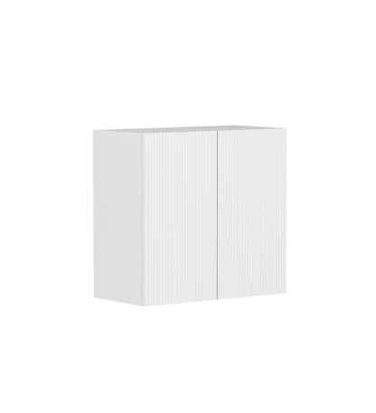 Bondi Laundry 630 Fluted White Wall Cabinet