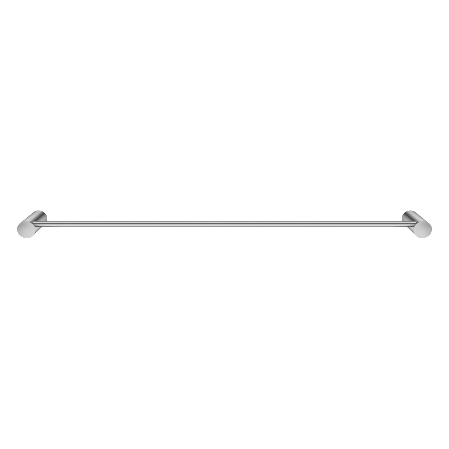 Brushed Nickel Single Towel Rail 600mm