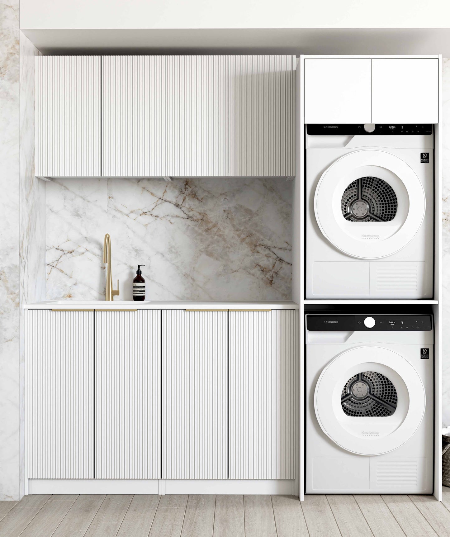 Laundry Kit 1960A Bondi White with Pure White Top