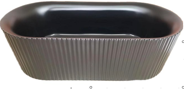LINE Black BATHTUB 1500*760*580