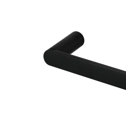 RUSHY Series Black Single Towel Rail 600mm