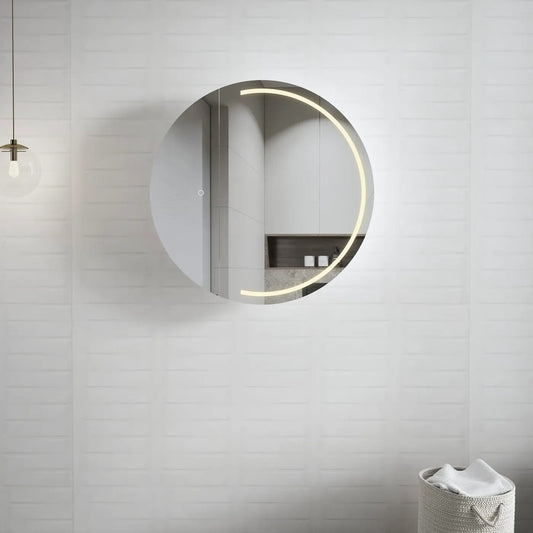 London LED Shaving Cabinet 800x800x130 *Anti-Fog