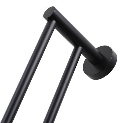 LUCID PIN Series Black Double Towel Rail Rail 790mm