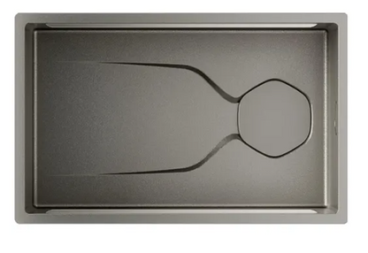 Luxe Serene 1.0 Single Bowl Workstation Kitchen Sink - Slide Lip - 2.5mm Thick Stainless Steel - 750mm - Anti-Scratch StoneGuard™