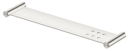 Mica Stainless Shelf - 400mm - Brushed Nickel