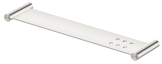 Mica Stainless Shelf - 400mm - Brushed Nickel