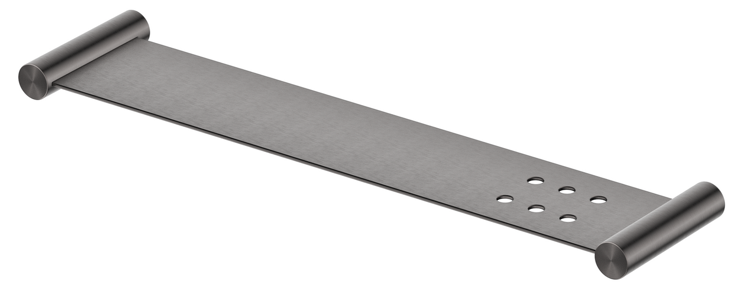 Mica Stainless Shelf - 400mm - Gunmetal