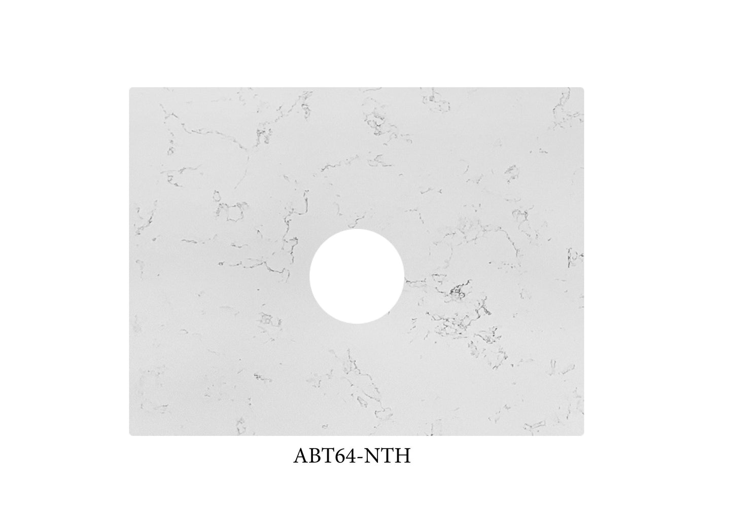 600mmx460mm  Stone Top - Bianco Twirl Quartz