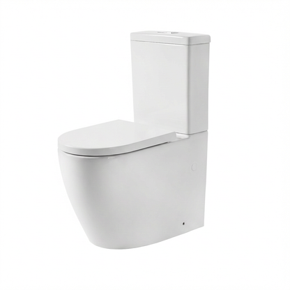 Ajax Back to Wall Ambulant Toilet Suite - Chrome