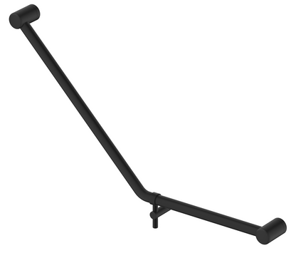 AMB 450x650mm - 45 Degree Grab Rail - Black
