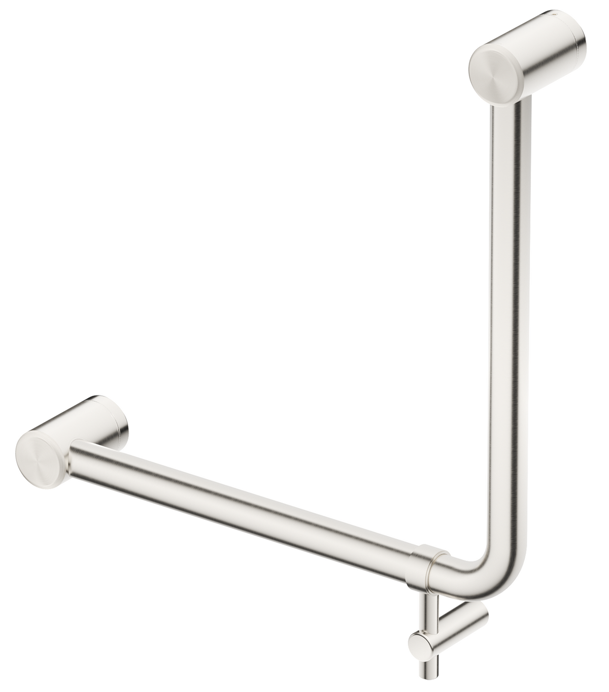 AMB 450x450mm - 90 Degree Grab Rail - Brushed Nickel