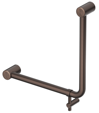 AMB 450x450mm - 90 Degree Grab Rail - Dusk Bronze