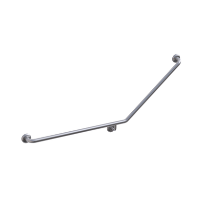 Amore Grab Rail 140 Degree 850 x 700mm Right Hand Angle - Brushed Nickel
