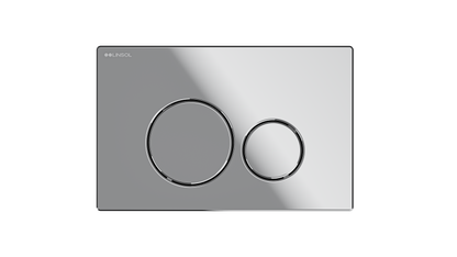 Anchor Stainless Steel Flush Plate - Chrome