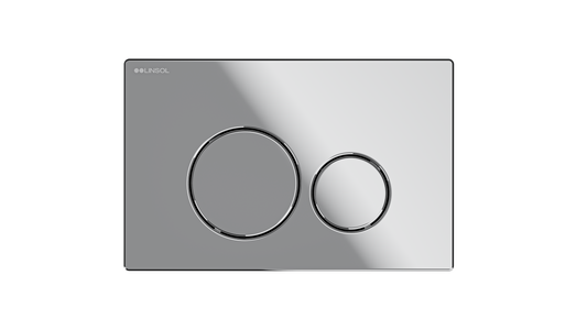 Anchor Stainless Steel Flush Plate - Chrome