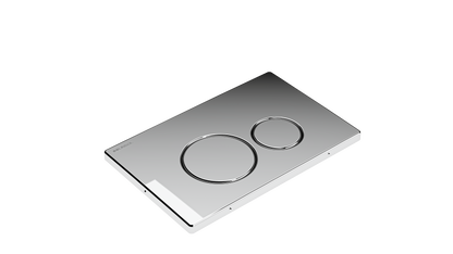 Anchor Stainless Steel Flush Plate - Chrome