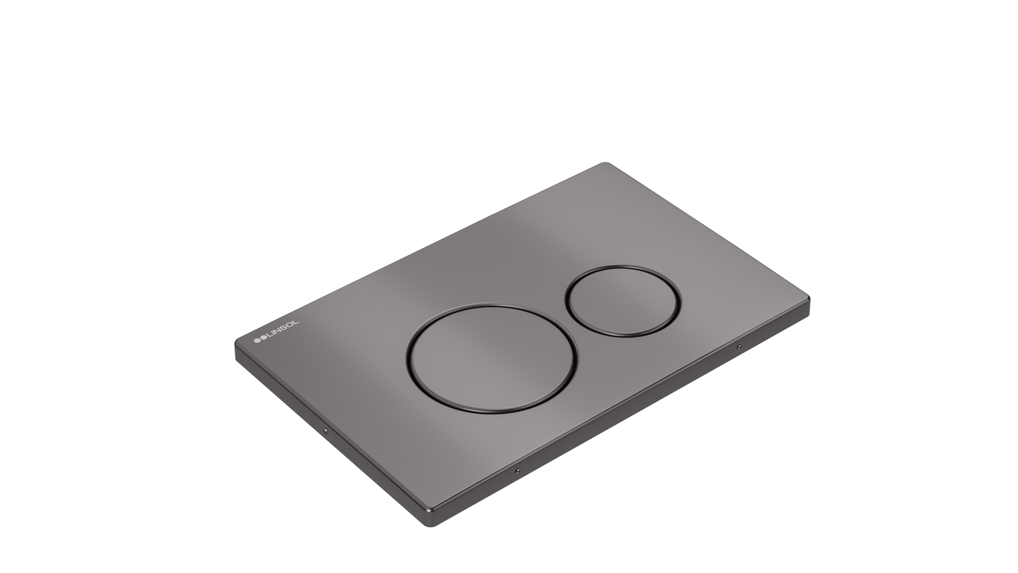 Anchor Stainless Steel Flush Plate - Gunmetal
