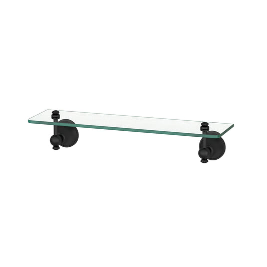 Augustine Glass Sheld - BK - Matte Black