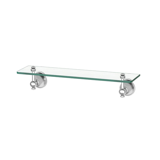 Augustine Glass Shelf - CP - Chrome