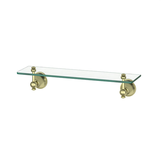 Augustine Glass Shelf - PVDG - PVD Gold