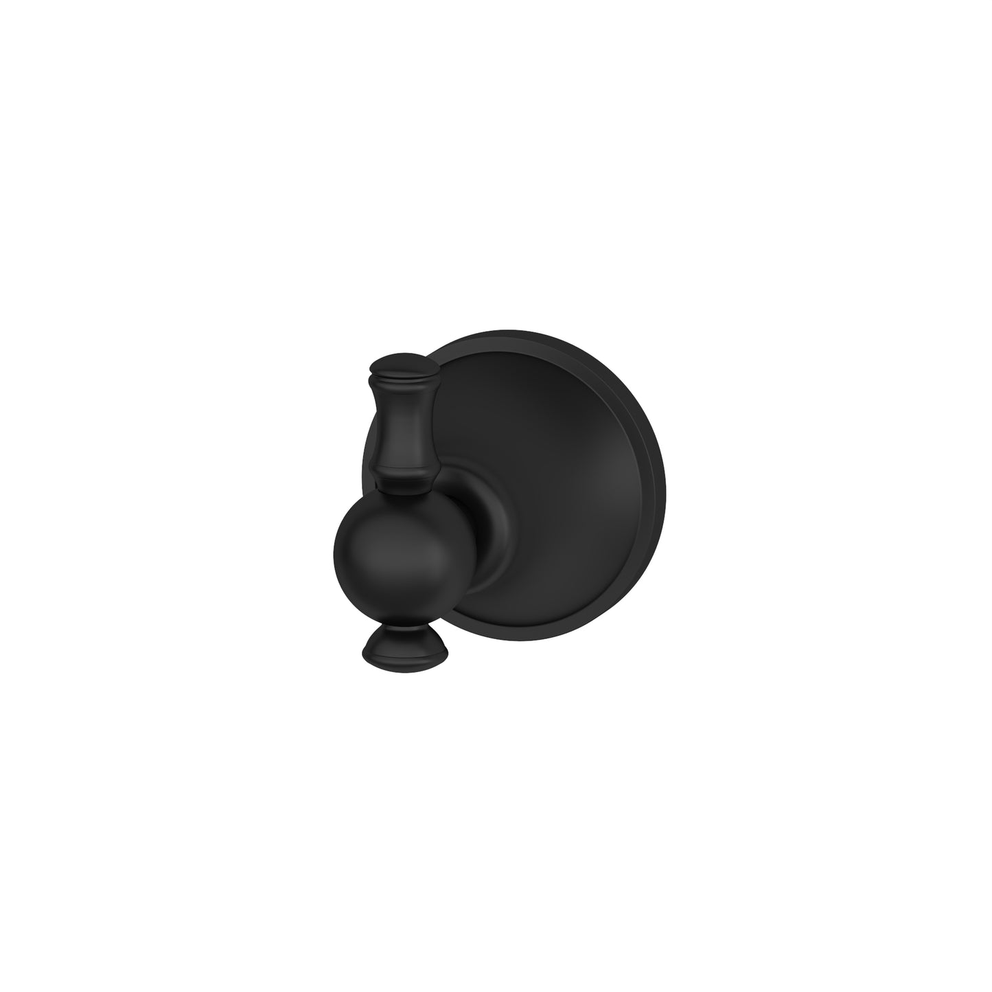 Augustine Robe Hook - BK - Matte Black