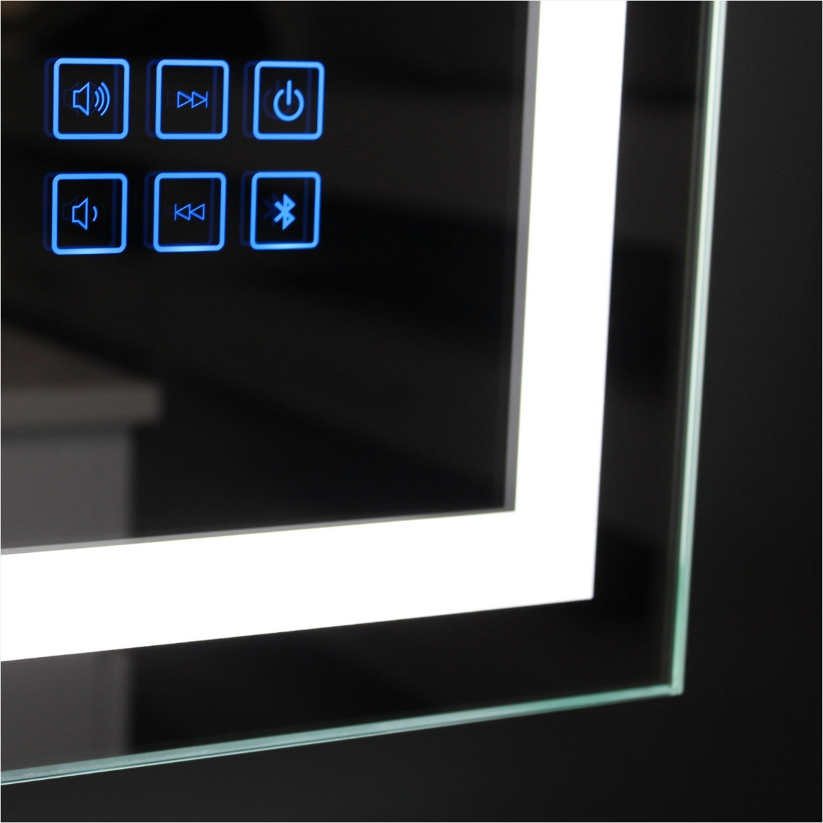 Bluetooth LED Frameless Mirror with Magnifier -   900x750mm **Discontinued/Clearance Stock No Exchange or Refund