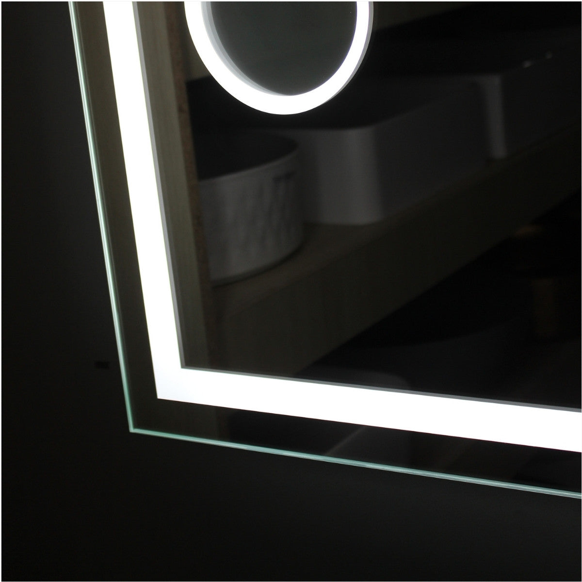 Bluetooth LED Frameless Mirror with Magnifier -   900x750mm **Discontinued/Clearance Stock No Exchange or Refund