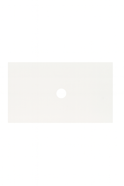 600mmx460mm Silica-Free Quartz Stone Top - Black Margiua - Tap Hole+Waste Hole